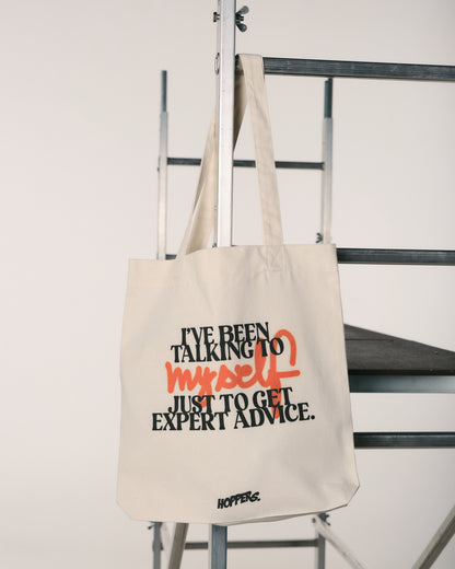 Tote Bag "I've been talking to myself"
